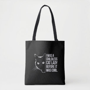 Bolso De Tela Era una señora de gatos sin hijos antes de que est