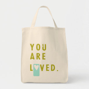 Bolso De Tela Eres amado