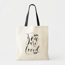 Bolso De Tela Eres Amante Black Modern Calligraphy Tote Bag