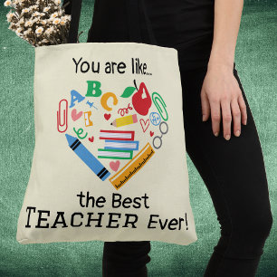 Bolso De Tela Eres como... la Mejor Profesora Jamás Personalizab