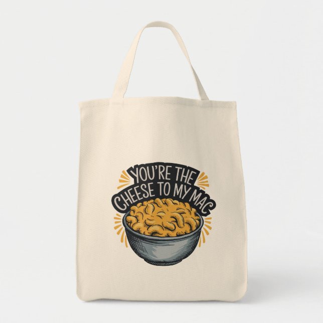 Bolso De Tela Eres el queso para mi Mac - Funny Cheese Lover (Frente)