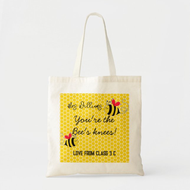 Bolso De Tela Eres el regalo de agradecimiento de Bees Knees (Frente)