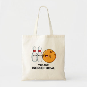 Bolso De Tela Eres Incredit-bowl Funny Bowling Pun