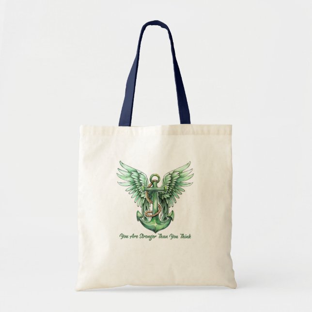 Bolso De Tela Eres más fuerte de lo que crees (Frente)