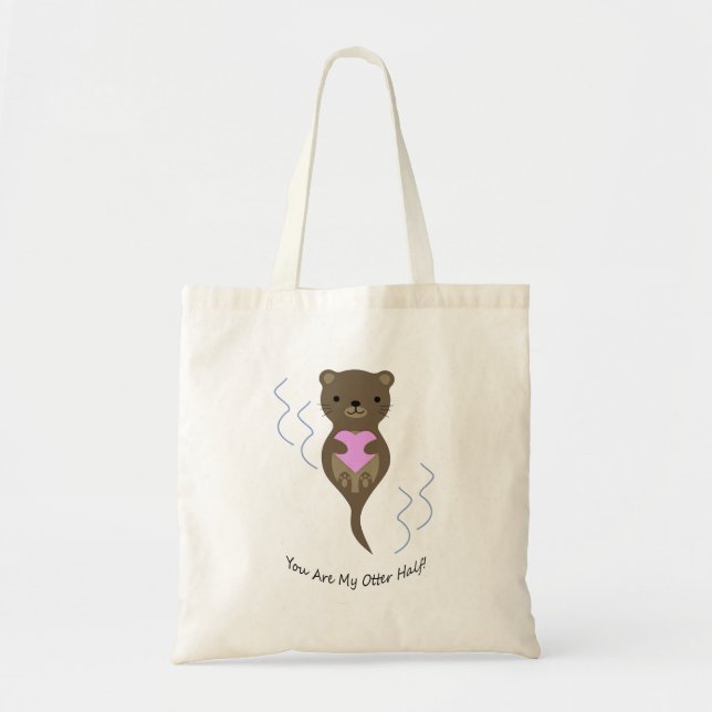 Bolso De Tela Eres Mi Medio Otter (Frente)