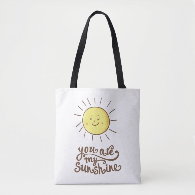 Bolso De Tela Eres Mi Sol. (Anverso)