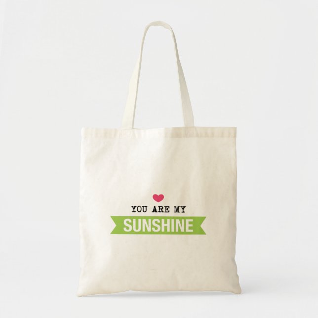 Bolso De Tela Eres Mi Sol. (Frente)