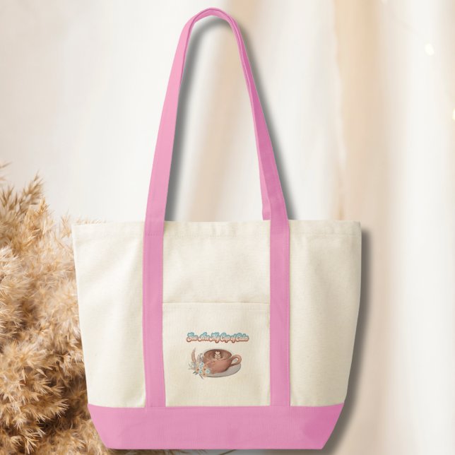 Bolso De Tela Eres Mi Taza de Calma Boho Latte (Subido por el creador)
