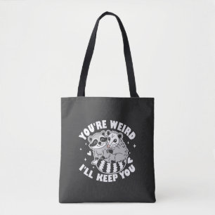 Bolso De Tela Eres raro y te guardaré