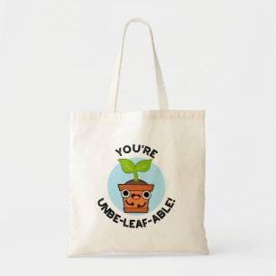 Bolso De Tela Eres un Pun de planta positiva que no puede ser fo