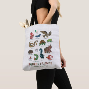 Bolso De Tela Eric Carle   Amigos de los bosques felices juntos