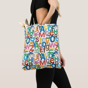 Bolso De Tela Eric Carle   Cartas de patrón de alfabetos