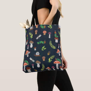 Bolso De Tela Eric Carle   Patrón de fallos y hongos