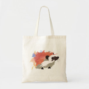 Bolso De Tela Erizo de la acuarela