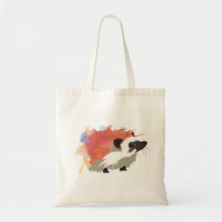 Bolso De Tela Erizo de la acuarela