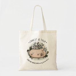 Bolso De Tela Ernest & Tulip - Tote comercial