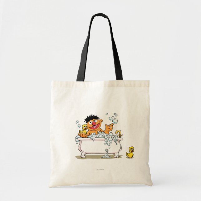 Bolso De Tela Ernie Antiguo en Bañera (Frente)