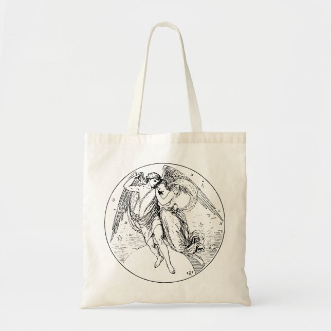 Bolso De Tela Eros y Psique (Frente)