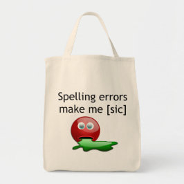 Bolso De Tela Errores ortográficos me hacen humor gramatical