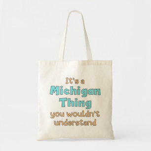 Bolso De Tela Es algo Michigan