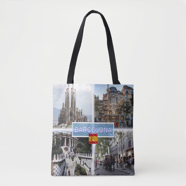 Bolso De Tela ES Barcelona - Sagrada Familia - Casa Batllo (Anverso)