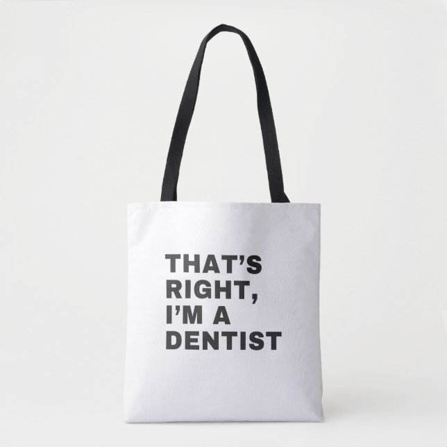 BOLSO DE TELA ES CIERTO QUE SOY DENTISTA