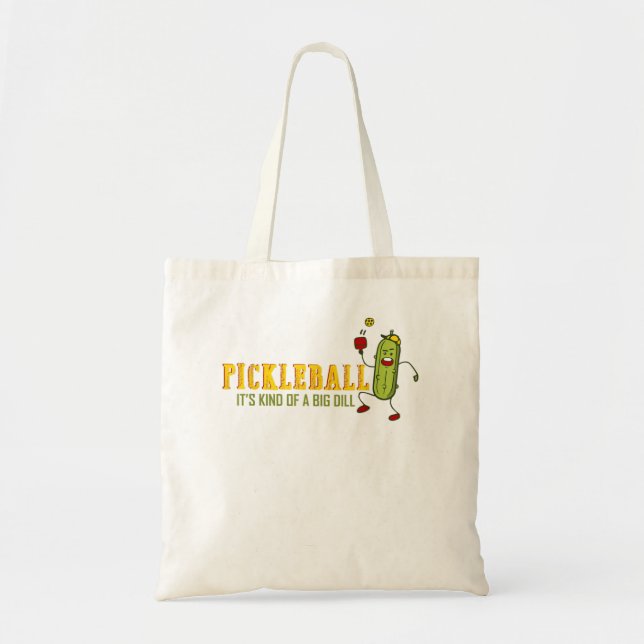 Bolso De Tela Es como un juego de pickleball divertido de Big Di (Frente)