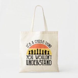 Bolso De Tela Es cosa de ajedrez - no lo entenderías