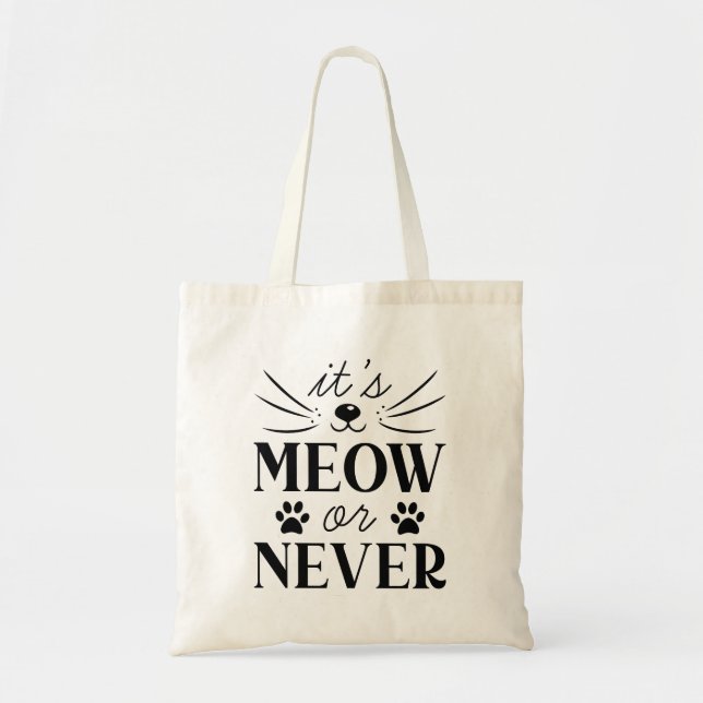Bolso De Tela Es débil o nunca (Frente)