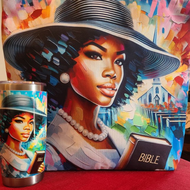 Bolso De Tela Es domingo y listo para la iglesia (Subido por el creador)