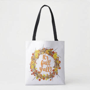 Bolso De Tela Es el otoño, Naranjas hojas otoñales