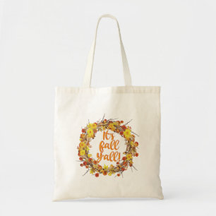 Bolso De Tela Es el otoño, Naranjas hojas otoñales
