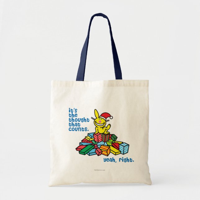 Bolso De Tela Es el pensamiento que cuenta (Frente)