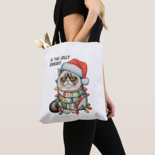 Bolso De Tela ¿Es esto lo suficientemente alegre Luces de Navida