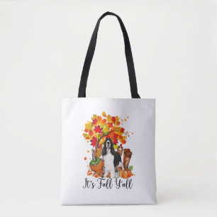 Bolso De Tela Es Fall Y'all Springer Spaniel Dog Halloween Tha