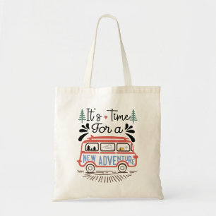 Bolso De Tela Es hora de una nueva aventura