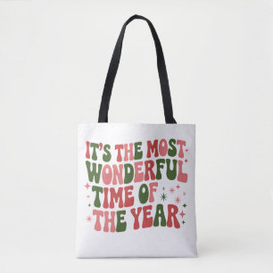 Bolso De Tela Es la época más maravillosa del año de Navidad