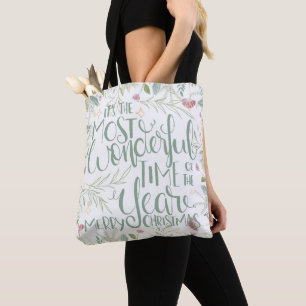 Bolso De Tela Es la época más maravillosa del año Navidades