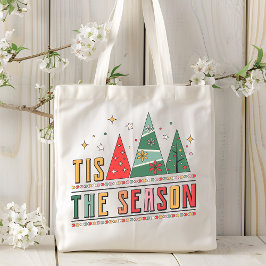 Bolso De Tela Es La Temporada Compras Navideñas Modernas