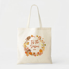 Bolso De Tela Es la temporada Corona rústica de otoño