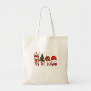 Bolso De Tela Es la temporada Xmas Navidad Baloncesto