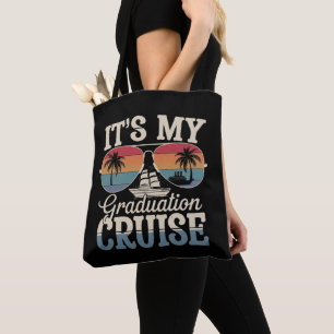 Bolso De Tela Es mi crucero de graduación barco de viaje de grad