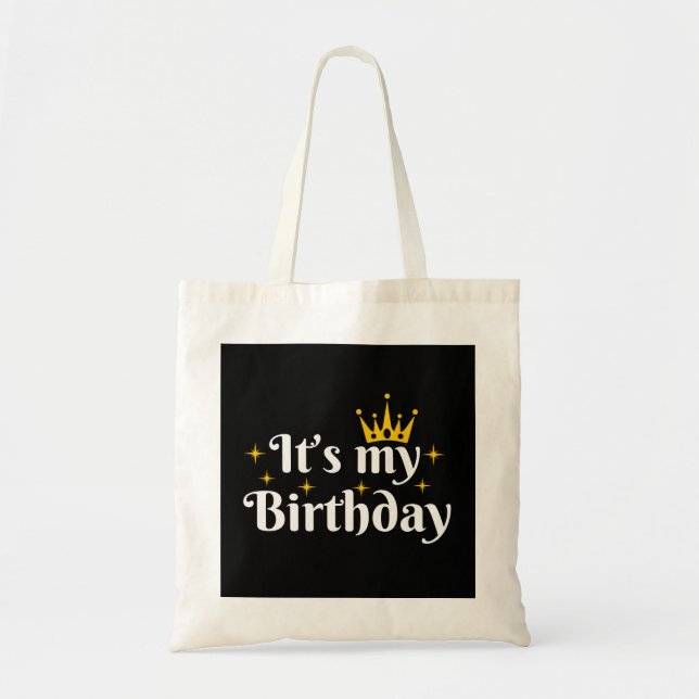 Bolso De Tela Es mi cumpleaños (Frente)