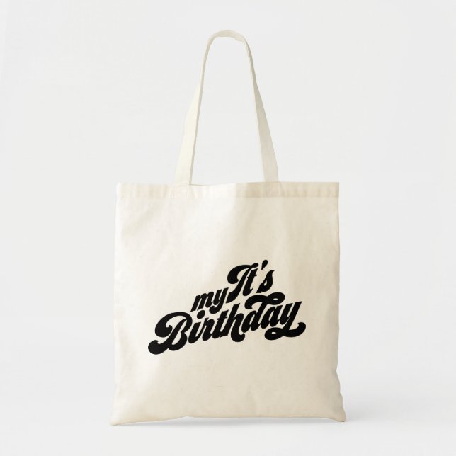 Bolso De Tela Es mi cumpleaños (Frente)