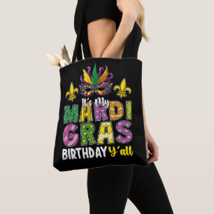 Bolso De Tela Es Mi Cumpleaños de Mardi Gras Fiesta de Carnaval