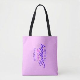 Bolso De Tela Es mi cumpleaños en PINK