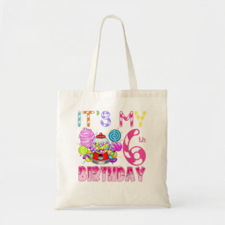 Bolso De Tela Es mi octavo cumpleaños, Candy Candyland Chica de 