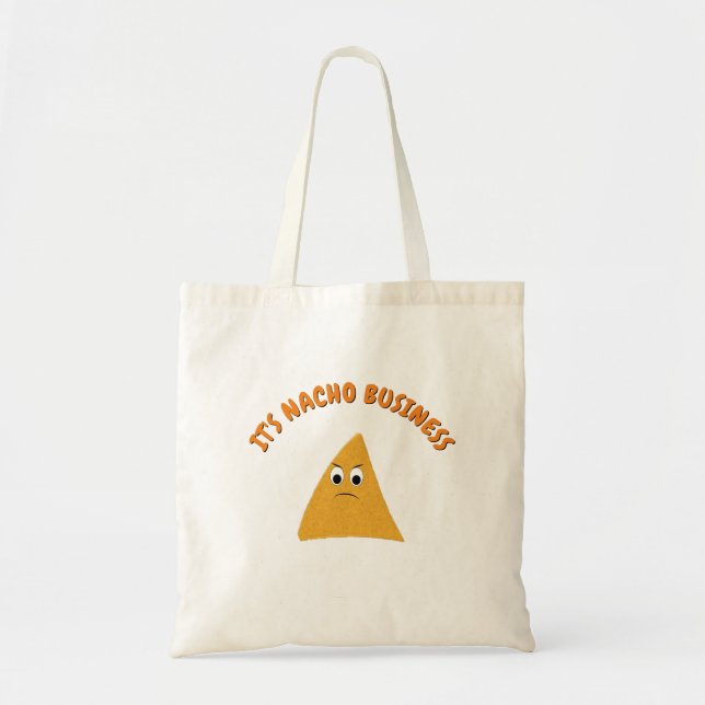 Bolso De Tela Es Nacho Business Funny Pun (Frente)