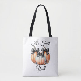 Bolso De Tela Es Otoño, Todos: Calabazas Pastel