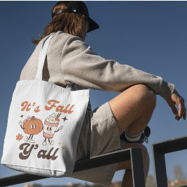 Bolso De Tela Es Otoño, ¡todos! Latte de Especias de Calabaza